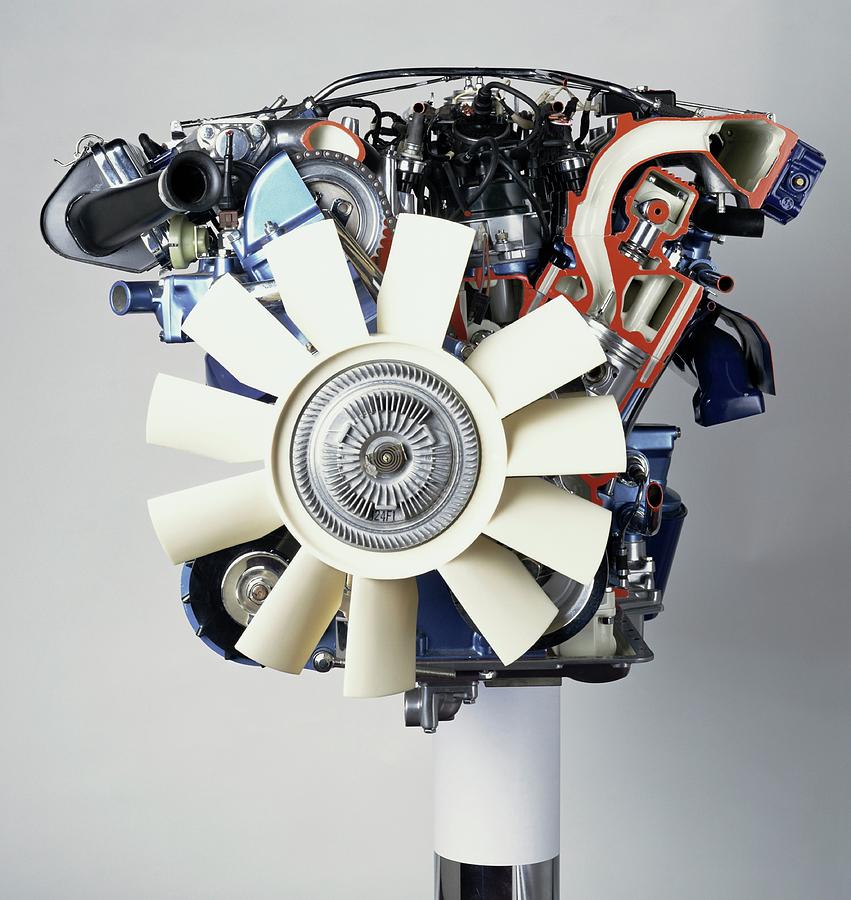 V12 Petrol Engine Photograph by Dorling Kindersley/uig | Fine Art America