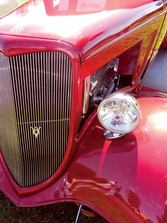 V8 Classic Car Photograph by Val Miller