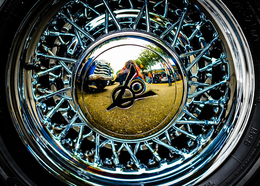V8 Reflections Photograph by Ronda Broatch