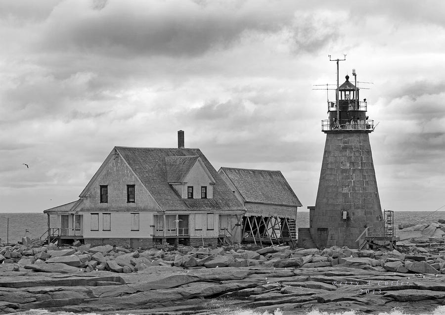 Lighthouse Photograph - Vacant On The Ocean by Betsy Knapp Lighthouse Photograph - Vacant On The Ocean by Betsy Knapp