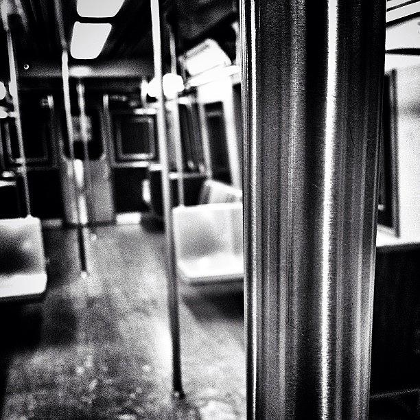 City Photograph - Vacant...#rtrain #subway #nycsubway by Casey Jones