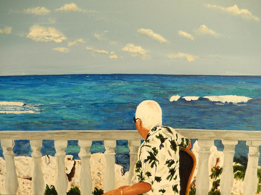 Vacation Day in Jamaica Painting by Betty-Anne McDonald