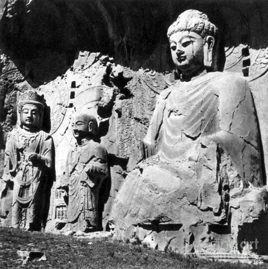 Vairocana Buddha, Lung-men Caves Photograph by Science Source