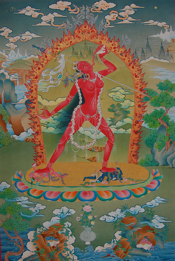 Buddha Painting - Vajrayogini of the Sakya tradition by Images of Enlightenment
