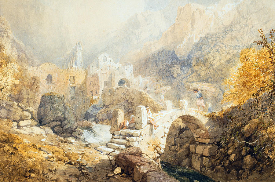 Val di Ferriera Painting by James Baker Pyne