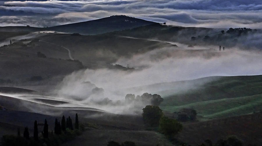 Val Dorcia In The Morning Photograph by Helmut Plamper