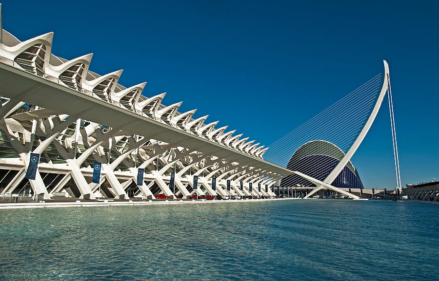 Europe Photograph - Valencia City of Arts  by Dennis Cox