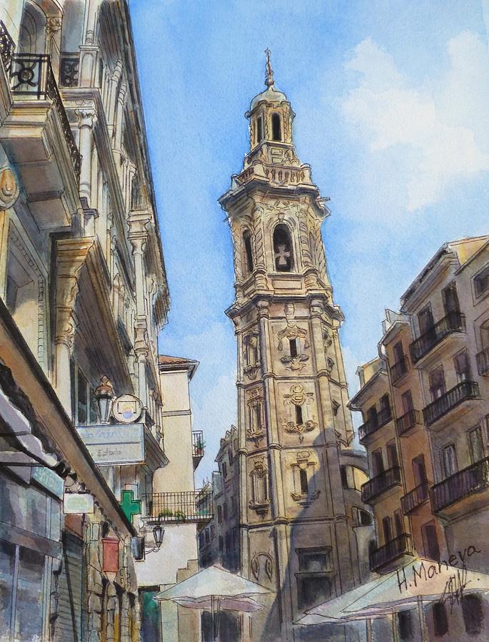 Valencia Painting by Henrieta Maneva