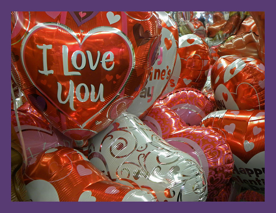 Valentines Day Photograph - Valentine Balloons by Sandi OReilly