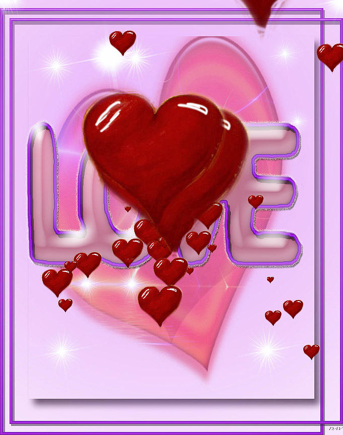 Valentine Card Love Mixed Media by Debra     Vatalaro