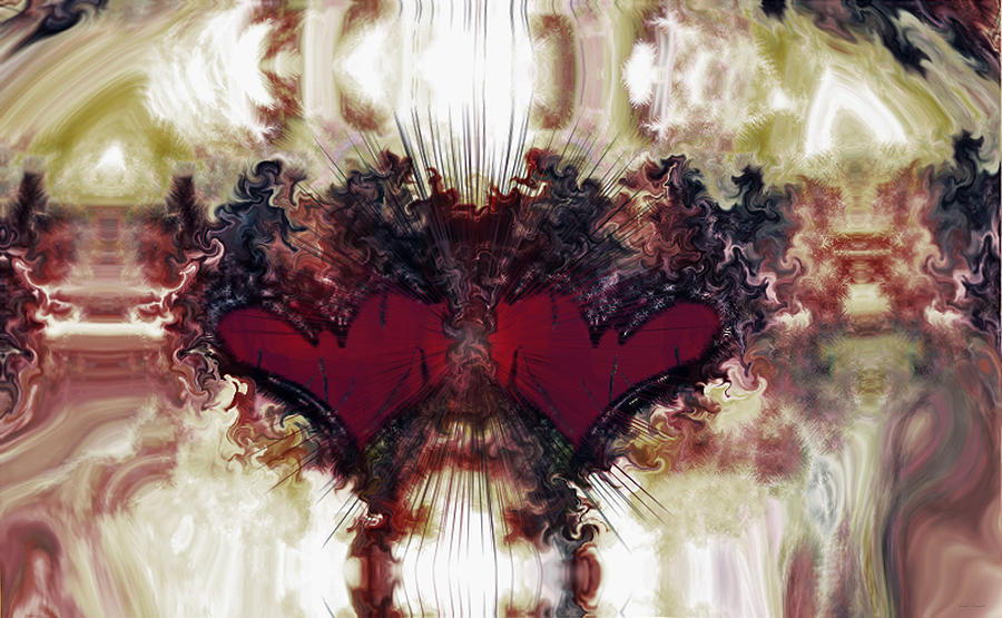 Valentine Love Digital Art by Linda Sannuti