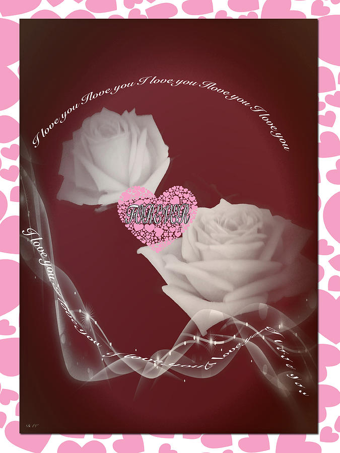 Valentine Rose Card Photograph by Debra     Vatalaro