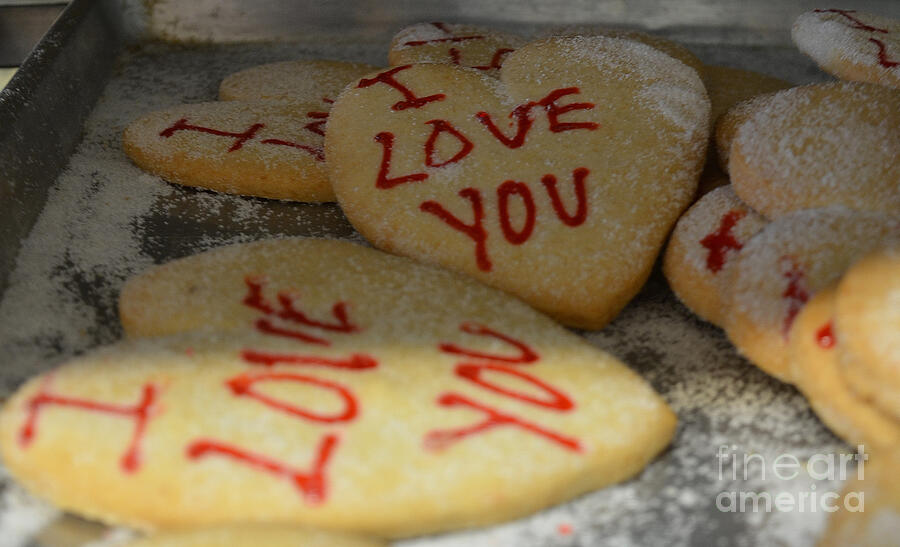 Valentine Wishes and Cookies Photograph by Randy J Heath