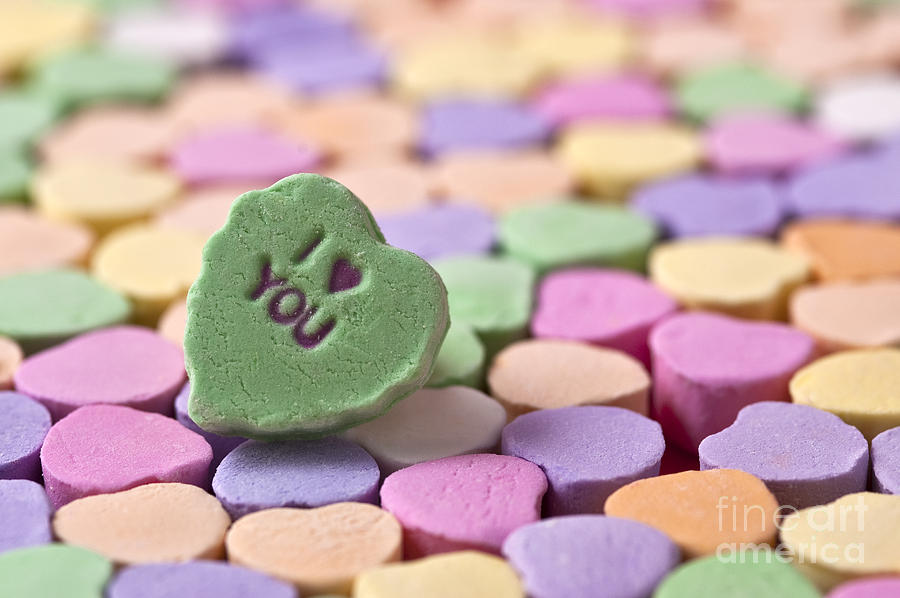 Valentines Day Candies Photograph by Jim Corwin