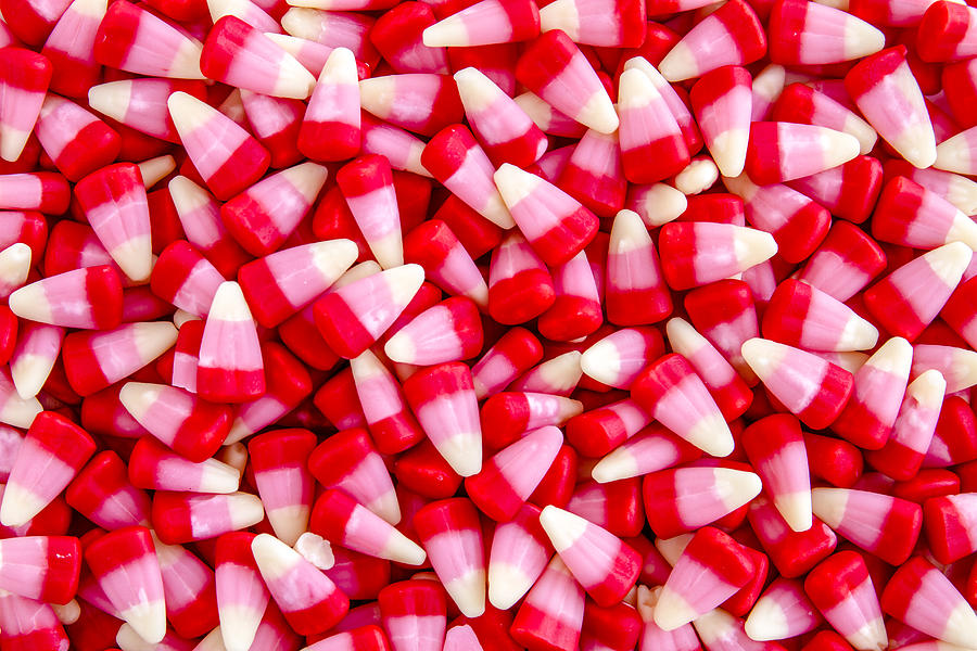 Valentines Day Candy Corn Photograph by Teri Virbickis