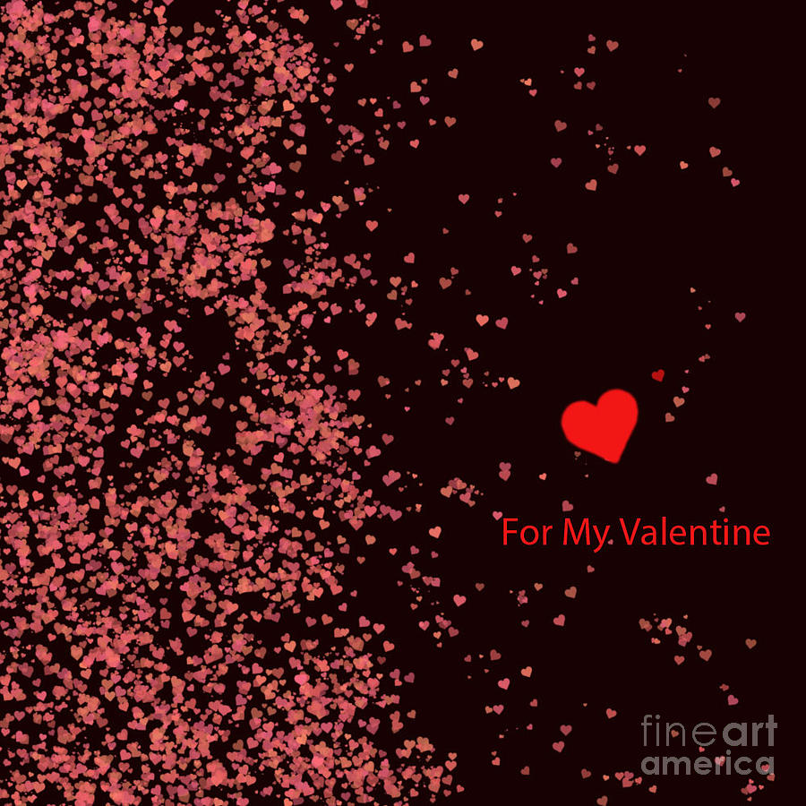 Valentines Day Card 3 Painting by Trilby Cole