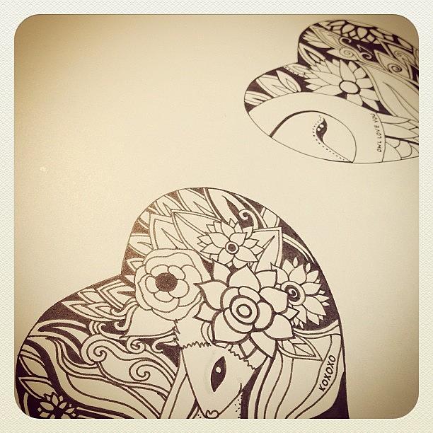 Owl Photograph - Valentines You Can Color And Share by Megan Smith