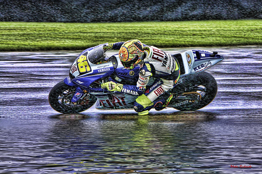 Valentino Rossi at Indy Photograph by Blake Richards
