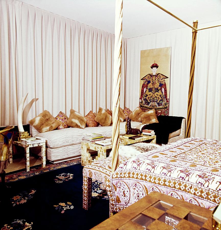 Valentinos Bedroom Photograph by Horst P. Horst