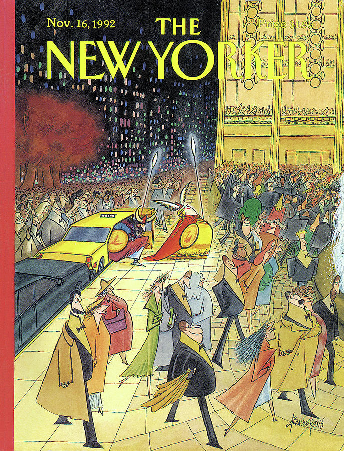 City Painting - New Yorker November 16th, 1992 by Arnold Roth