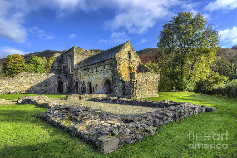 Valle Crucis Abbey v4 Photograph by Ian Mitchell