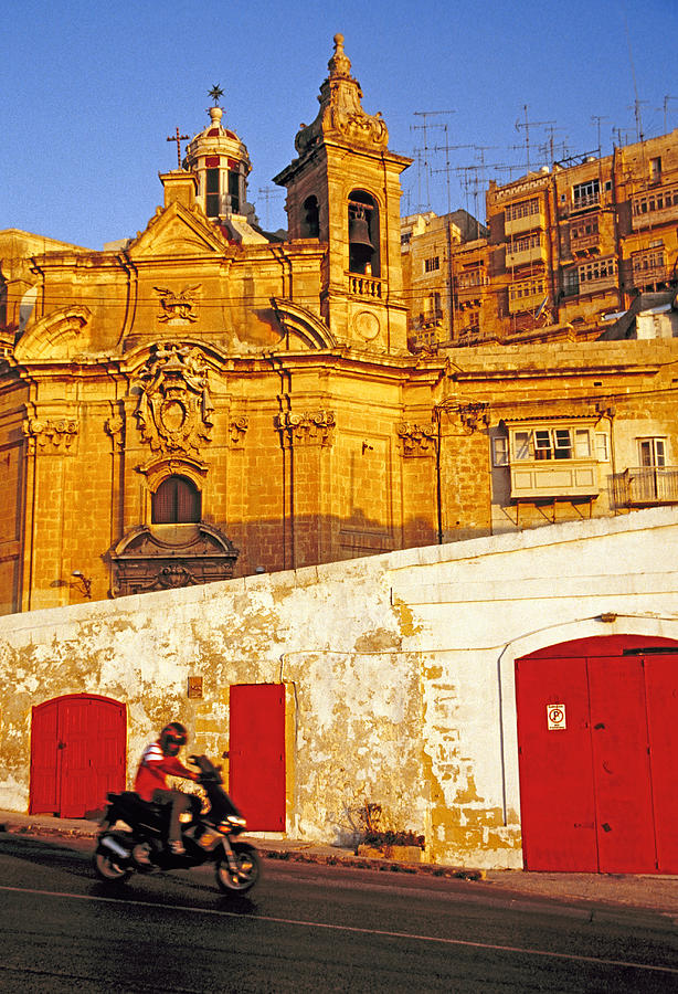 City Photograph - Valletta architecture by Dennis Cox