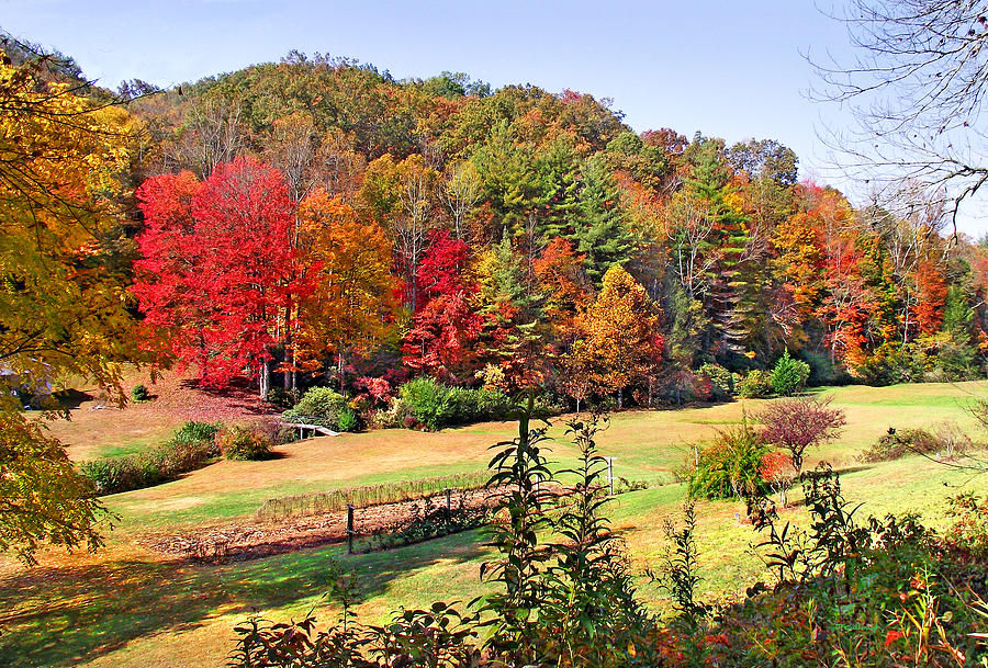Nature Photograph - Valley Farm in the Fall by Duane McCullough