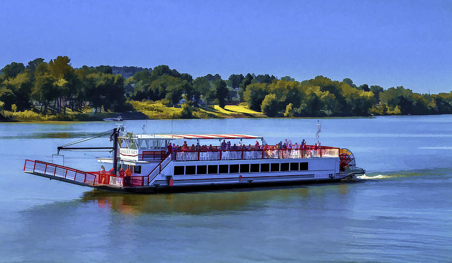 Valley Gem on the Ohio River Photograph by Jack R Perry