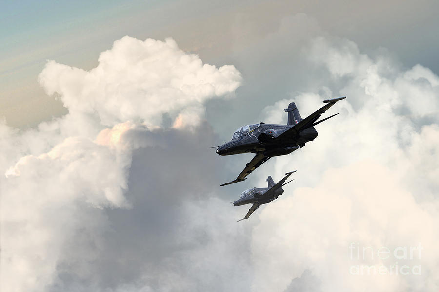 Valley Hawks Digital Art by Airpower Art
