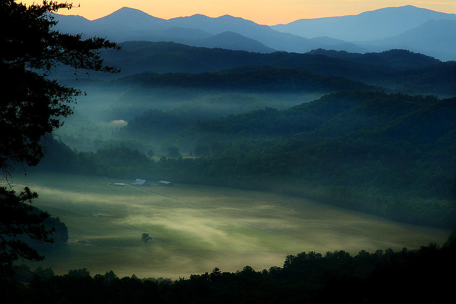 Valley In The Smokies Photograph by Michael Eingle