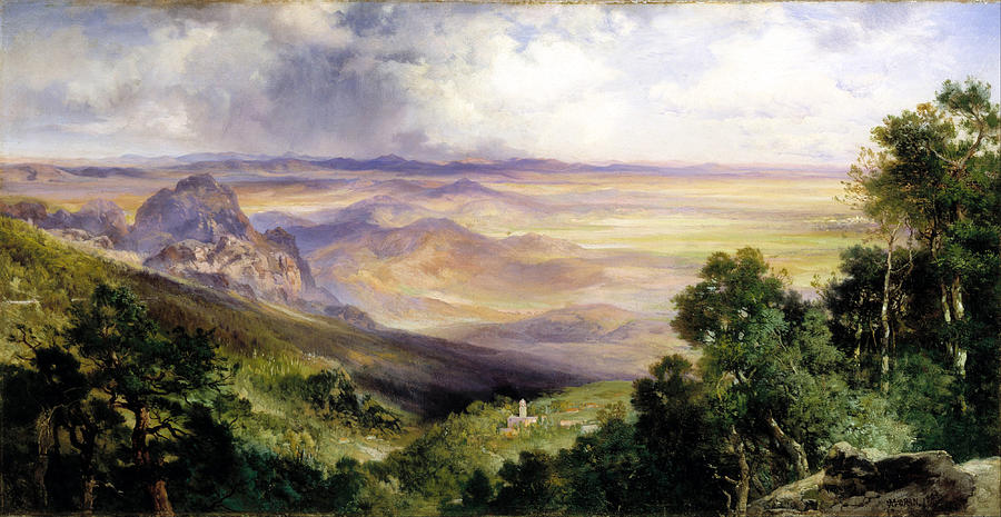 Valley of Cuernavaca Painting by Thomas Moran