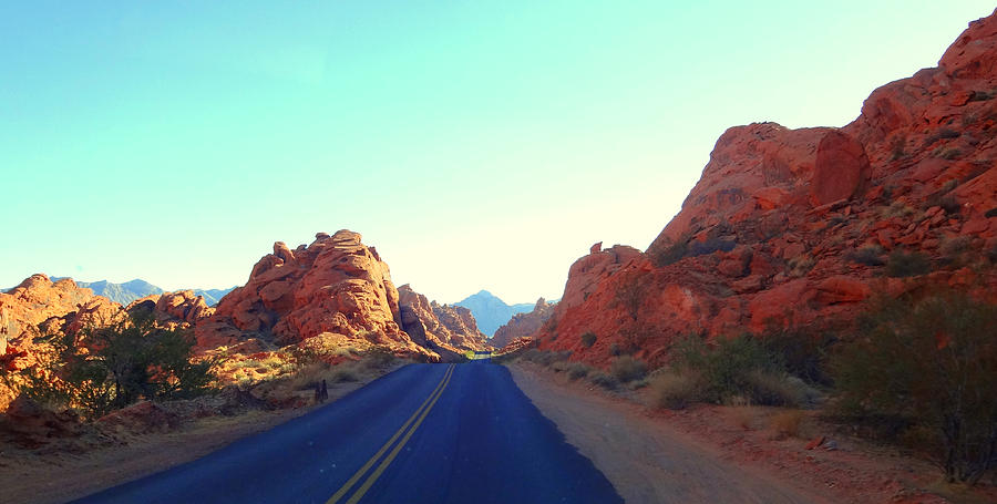 Valley of Fire Drive Photograph by Donna Spadola