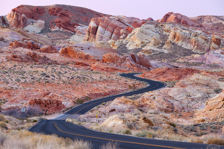 Valley Of Fire Road Photograph by Patrick Downey