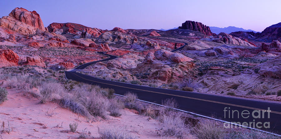 Valley Of Fire Road Sunrise Photograph