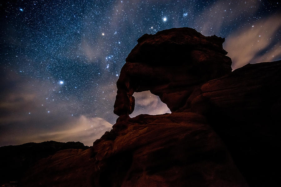 Valley of Fire Stars Photograph by Dustin LeFevre