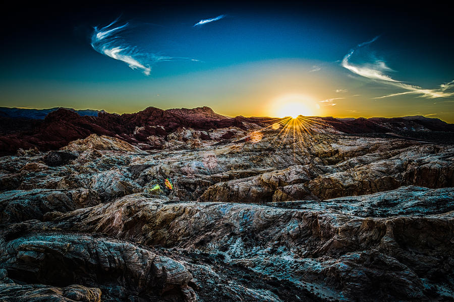 Valley of Fire Sunset Photograph by Chris McKenna