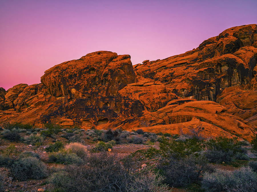 Valley of Fire Sunset III Photograph by Marianne Campolongo