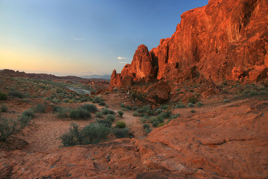 Valley of Fire Trail Evening Photograph by Scott Cunningham