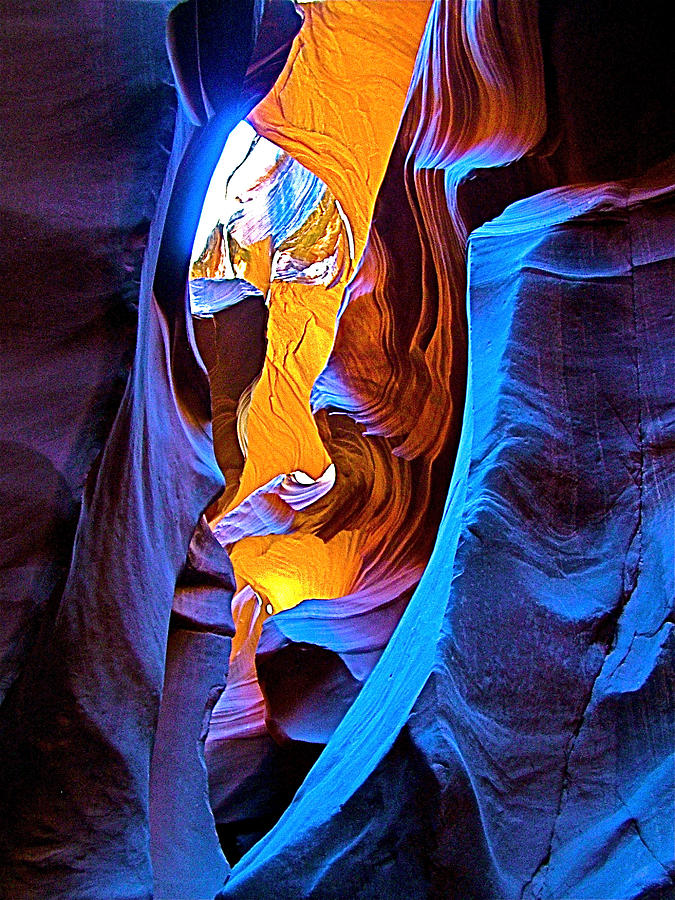 VALLEY OF LIGHT in Lower Antelope Canyon in Lake Powell Navajo Tribal Park-Arizona Photograph by Ruth Hager