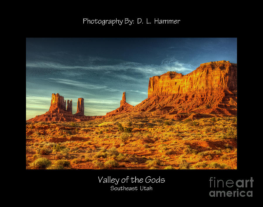 Landscape Photograph - Valley of the Gods by Dennis Hammer