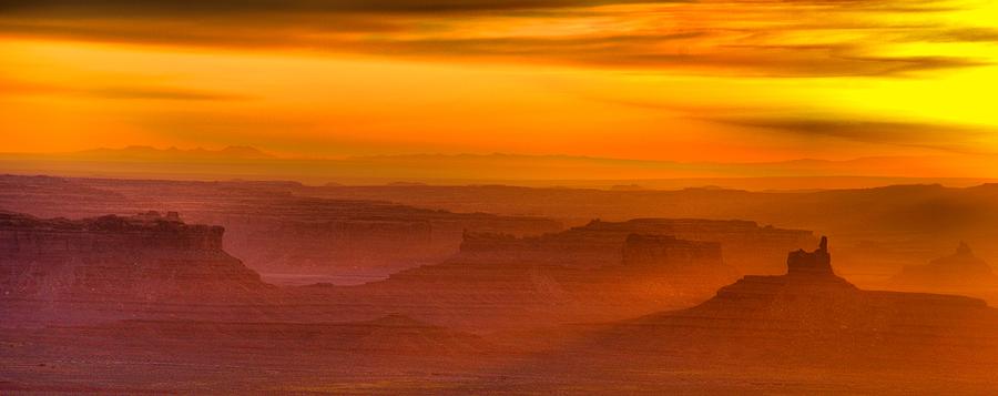 Hat Photograph - Valley of the Gods Sunrise Utah Four Corners Monument Valley II by Silvio Ligutti