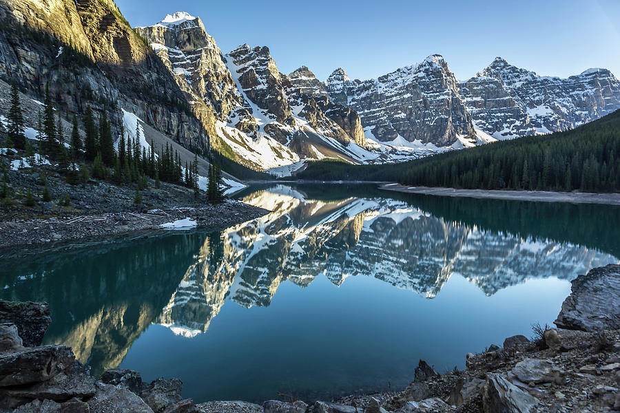 Valley Of The Ten Peaks Photograph by Gemma - Fine Art America