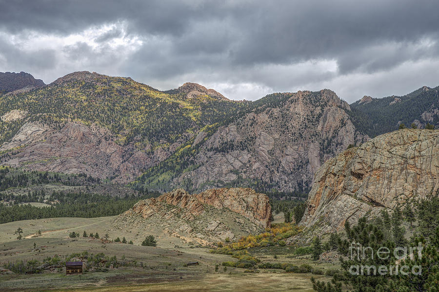 Valley on CO 77 Photograph by David Waldrop