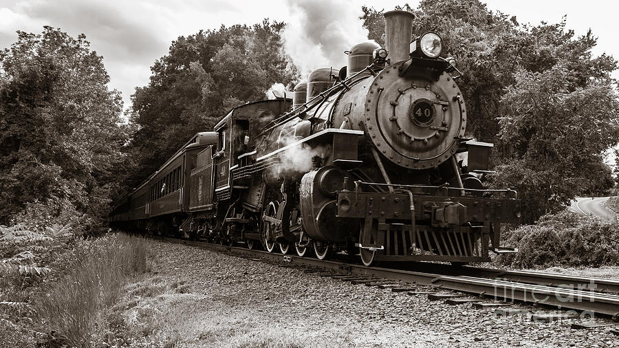 Valley Railroad Steam Train Photograph by Edward Fielding