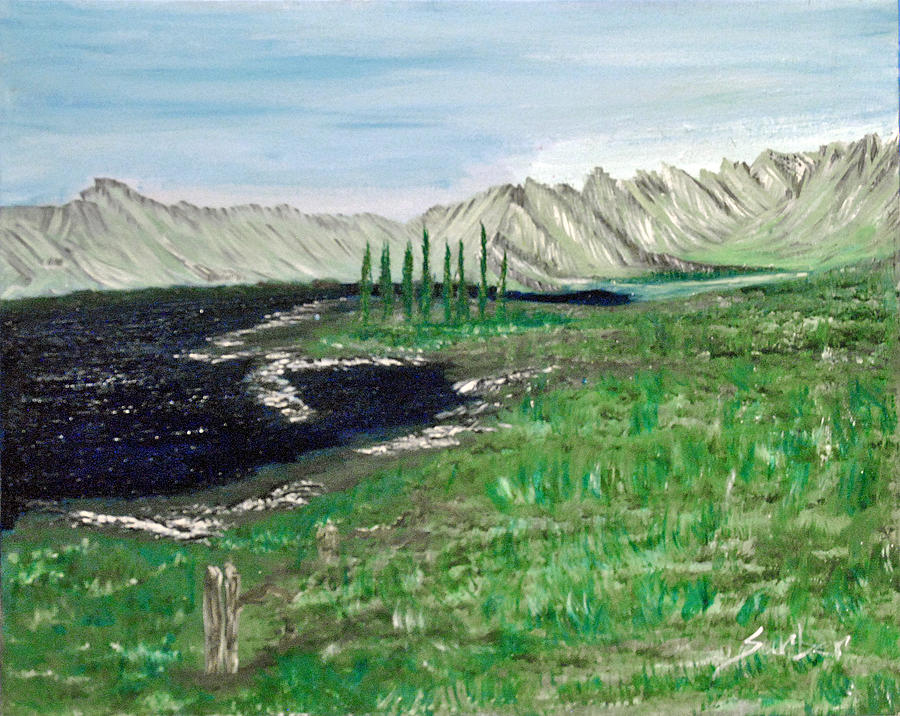 Valley Painting by Suzanne Surber