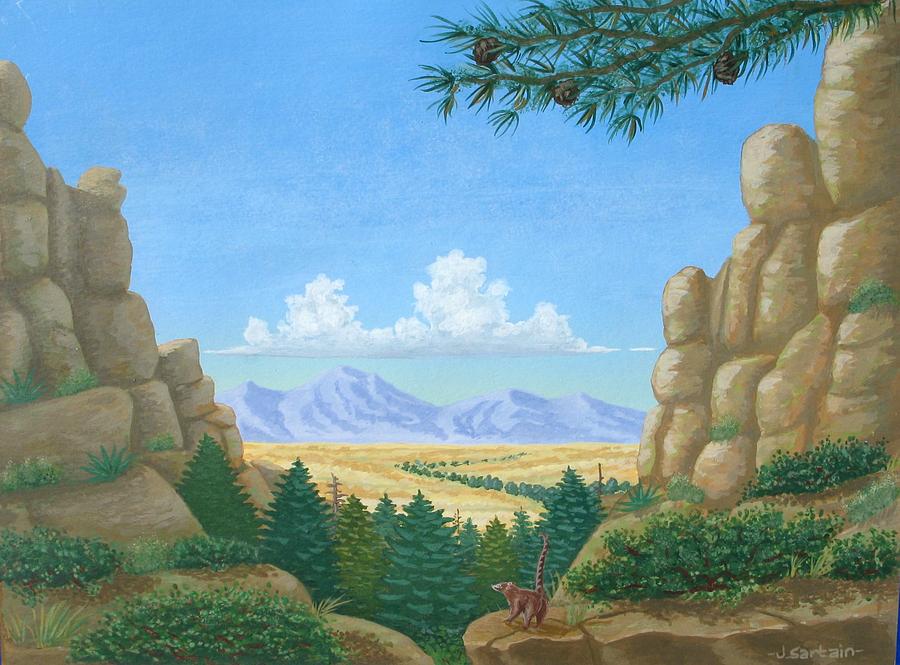 Valley View Painting by Jeff  Sartain