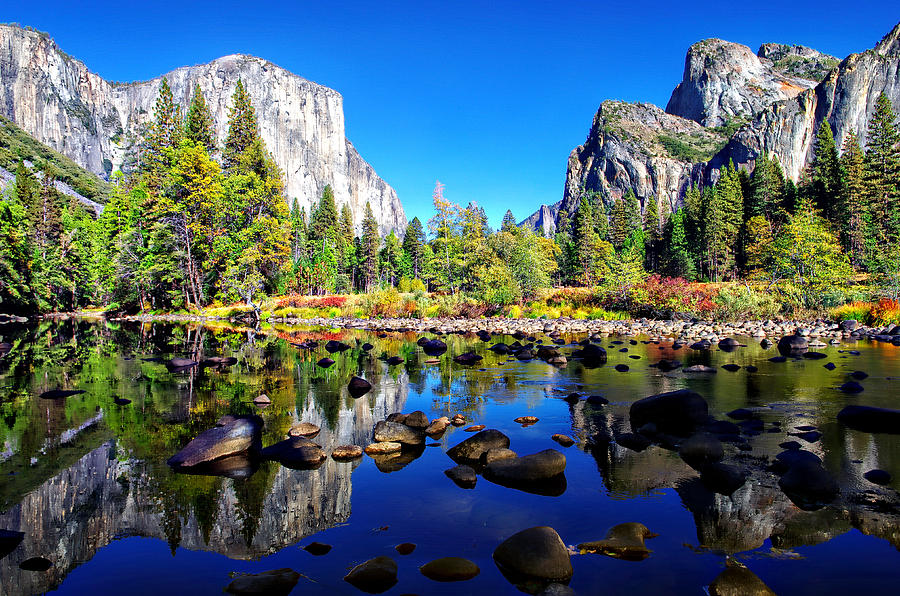 Valley View Reflection Yosemite National Park Photograph by Scott McGuire
