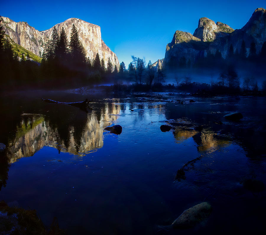 Valley View Yosemite National Park Reflection Photograph by Scott McGuire