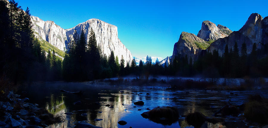 Valley View Yosemite National Park Winterscape Photograph by Scott McGuire