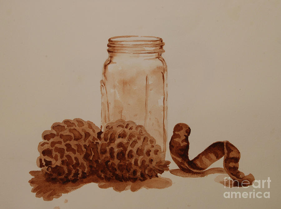 Value Study in Umber Painting by Heidi E Nelson